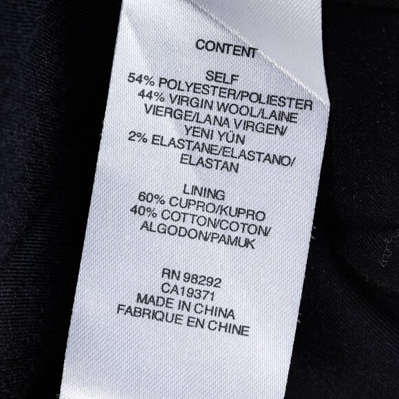 Tibi Gabe Blazer Slit-Elbow Grey Multi Windowpane Check Blazer - Picture 10 of 11